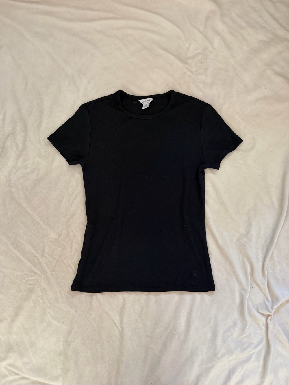 Calvin Klein Black Short-Sleeve Crew Tee